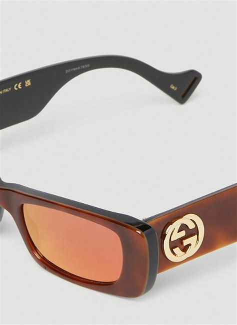 Gucci™ GG0516S Rectangle Sunglasses 